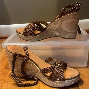 Authentic Coach Wedges